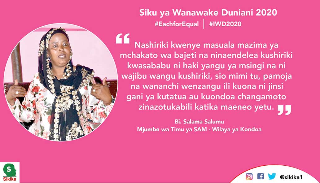 Citizens activeness enhanced through Social Accountability Monitoring (SAM)